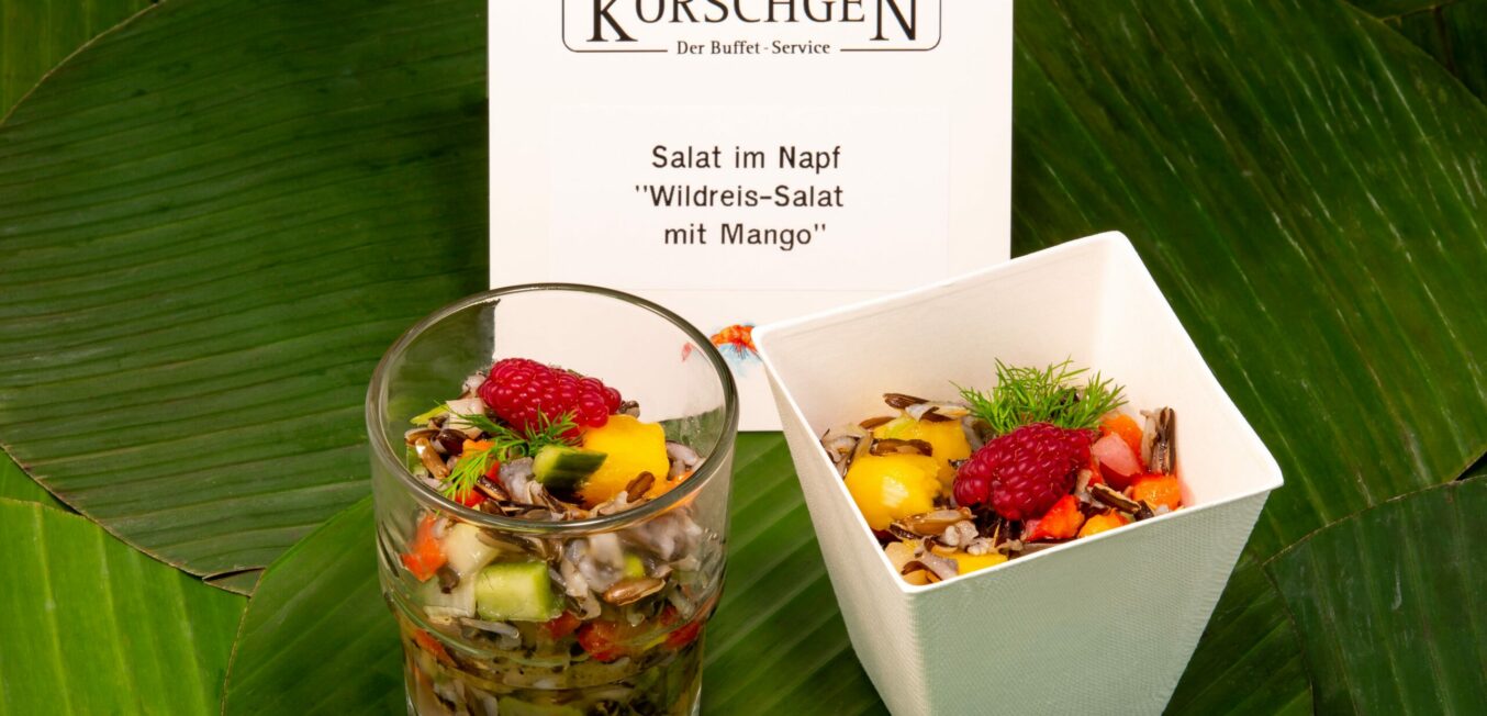 Wildreis-Salat mit Mango