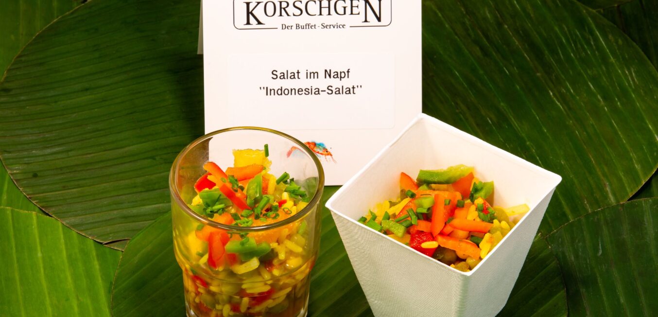 Salate im Napf "Indonesia-Salat"